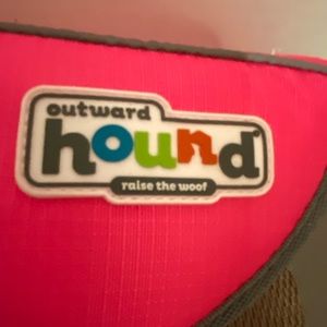 Dog Life Jacket NEw! By Hound Floatable Device Pink & Grey with Latch Buckles